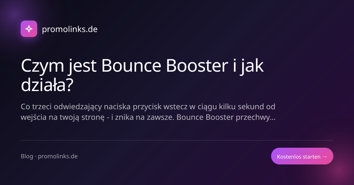 Czym jest Bounce Booster i jak działa?
